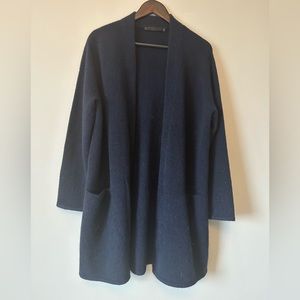 Jenni Kayne Navy Blue Sweater Coat -Medium